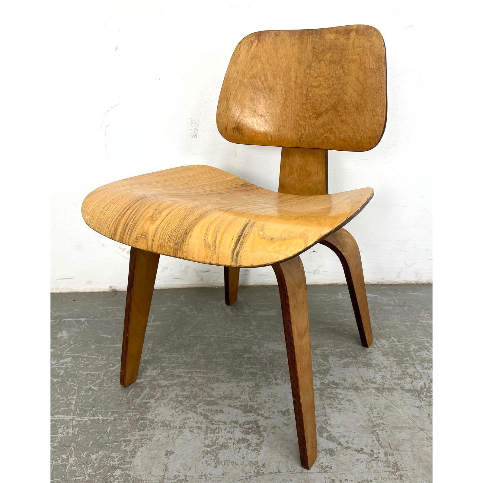 Charles Eames Herman Miller DCW chair, Oak (1 of 9)