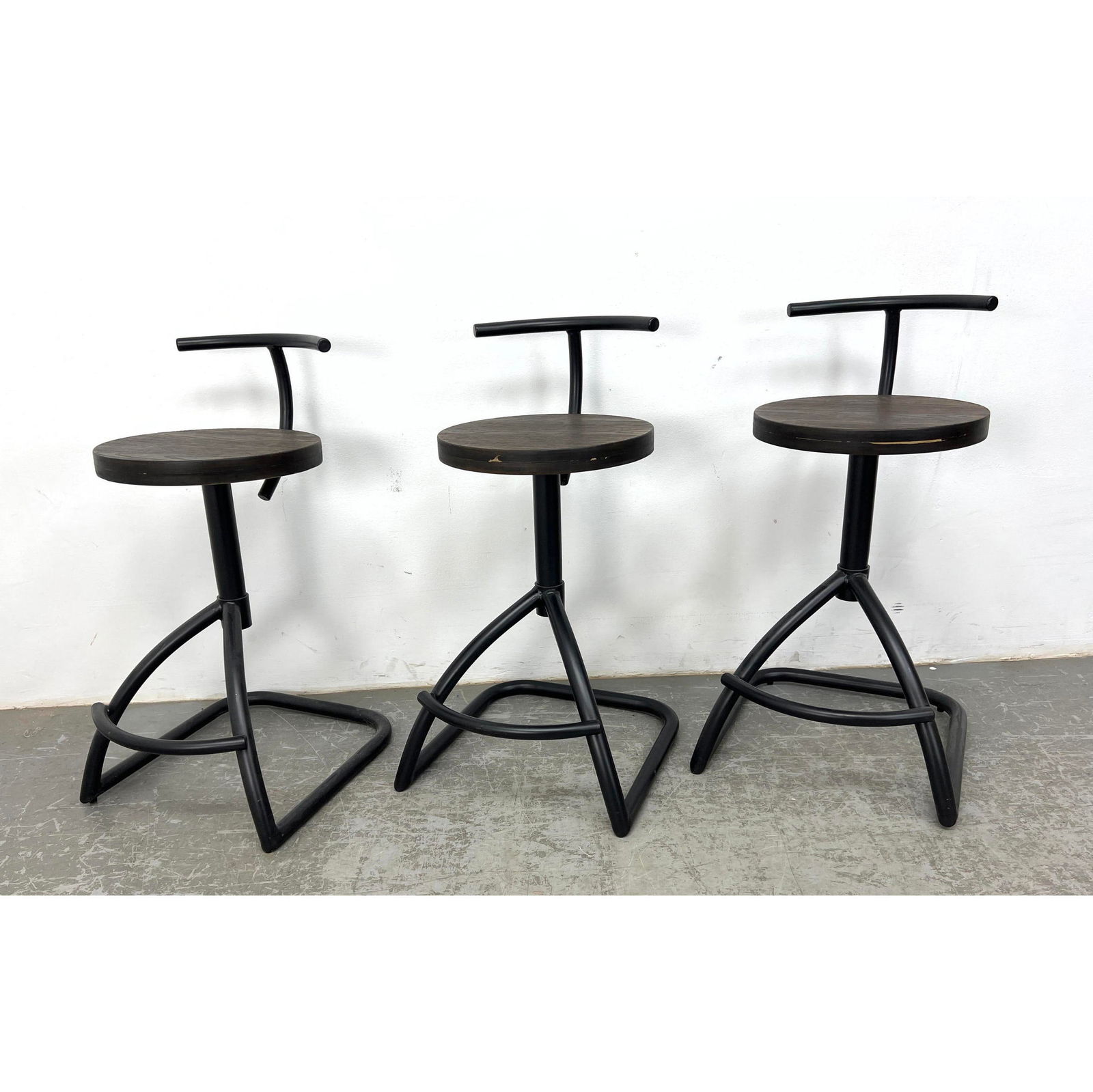 Set 3 Post Modern Style counter bar stools (1 of 20)