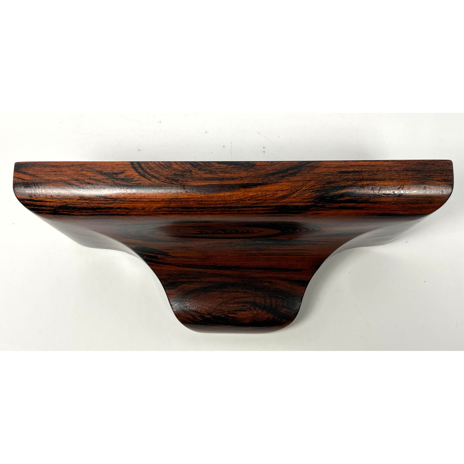 Comb Painted Wood Grain Wall Bracket Shelf. Modernist style Display Shelf. (1 of 7)
