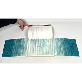 Ed Ruscha Heaven Hell offset lithograph print with Printed signature and number. Parkett magazine 19 (1 of 8)