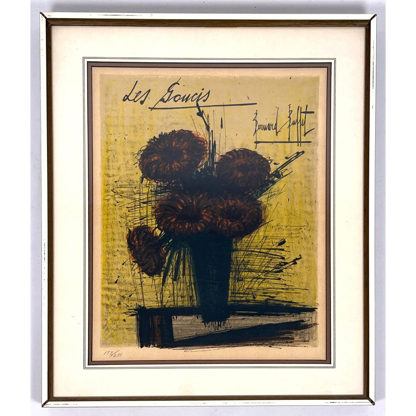 BERNARD BUFFET Numbered Lithograph Print.  LES GONCIS 173/230 (1 of 10)