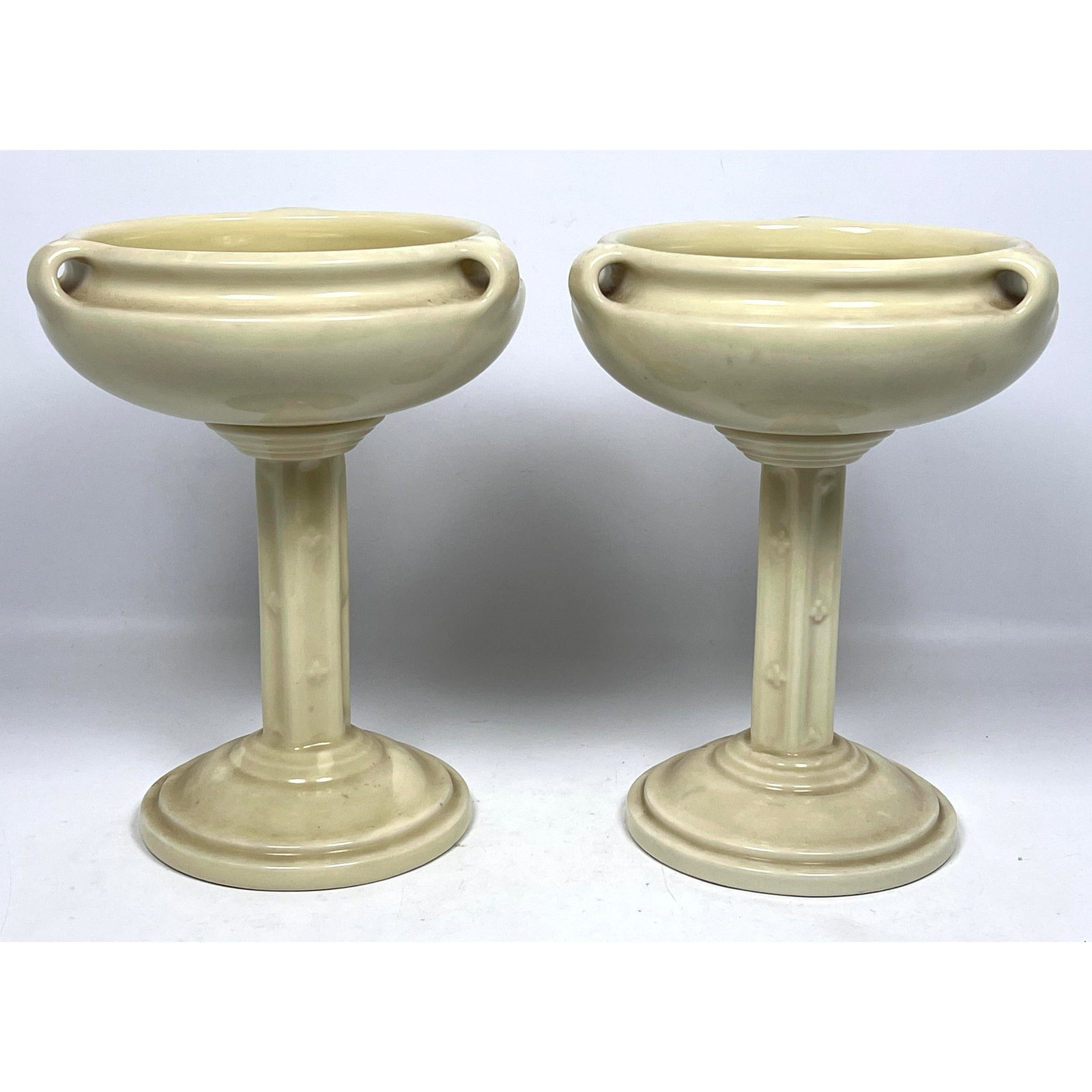 Pair Rookwood Art Pottery Compote Vases. (1 of 13)