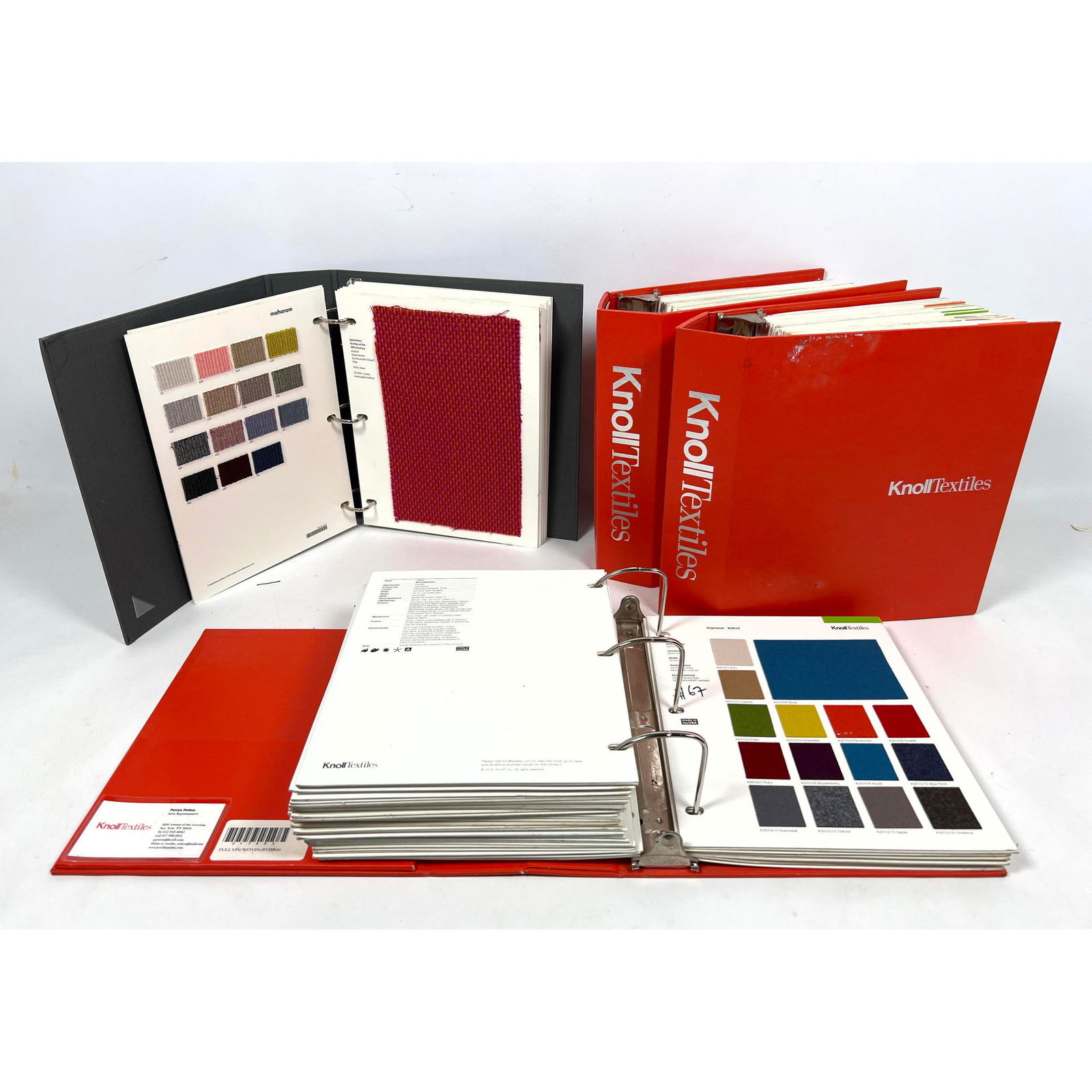 4 Knoll Textile Sample Books. (1 of 20)