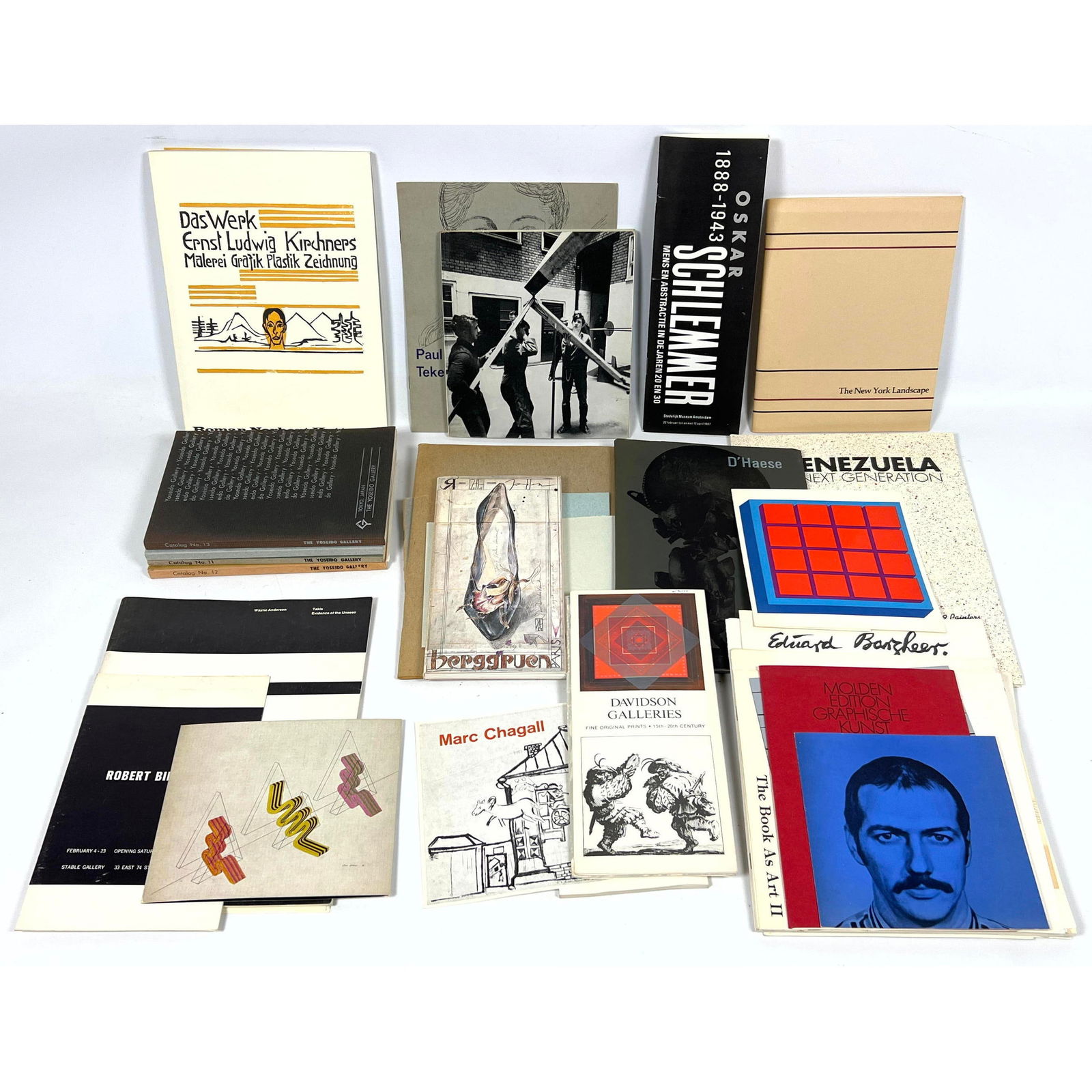 38pc Art Pamphlets and Ephemera. Paul Klee, Art Hansen, German woodcuts, (1 of 14)