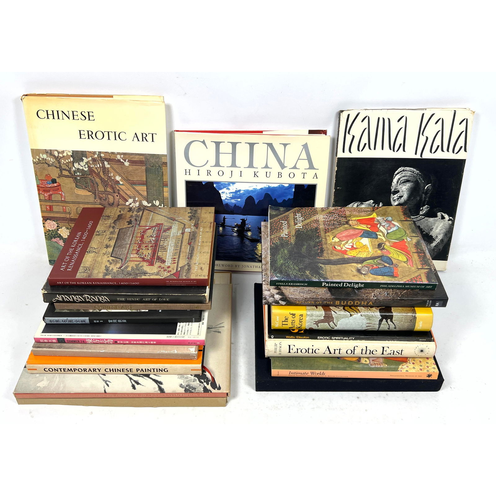 20 Pcs Far East Art Books. Chinese, Korean, India, (1 of 14)