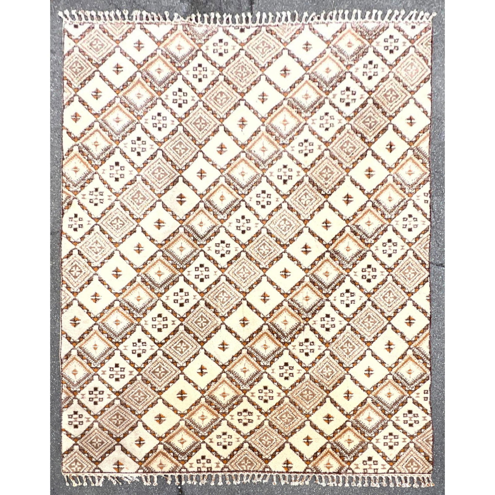 11'11 X 16'7 Large Room Size Moroccan Pile Rug. Braided Fringe. (1 of 11)