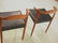 Pair HANS WEGNER Style Side Chairs. Rosewood accents. - 4