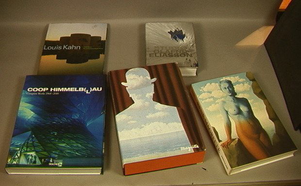 Lot 4 Art, Design & Architecture Books. MAGRITTE;: Lot 4 Art, Design & Architecture Books. MAGRITTE; COOP HIMMELBLAU; LOUIS KAHN; OLAFUR ELIASSON.-- Dimensions: --- US Shipping charge: $28