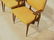 6 pc Dining Chair Set American Modern Walnut. Two - 2