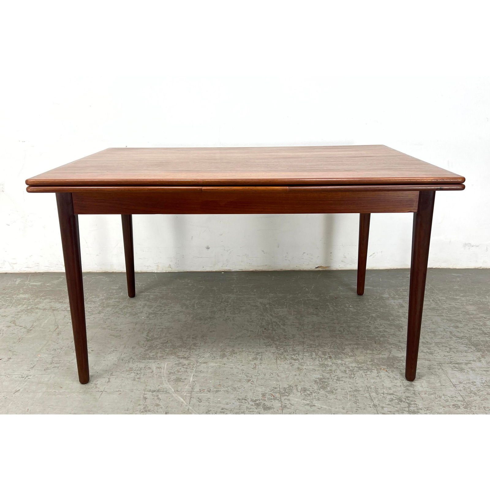 Danish Modern Teak Refractory Dining Table. Pull out leaves. (1 of 13)
