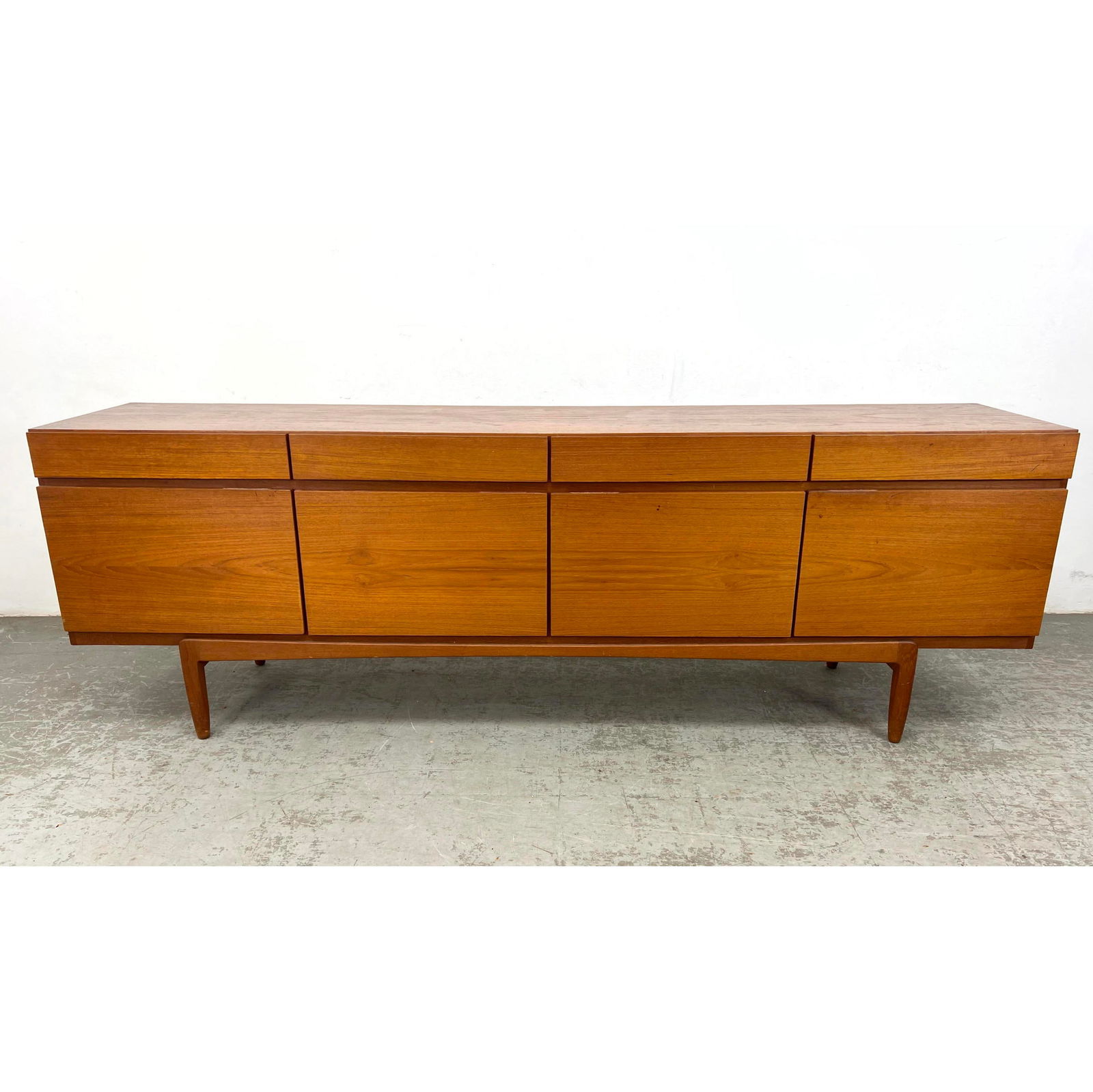 Vintage Ib Kofod Larsen for Faarup Mobelfabrik Credenza sideboard Cabinet. Danish Modern teak. (1 of 17)