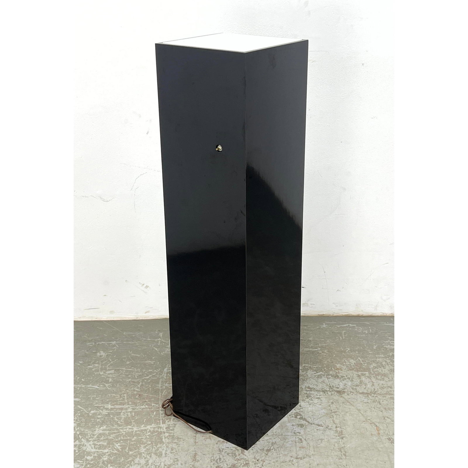 Black Laminate Light Up Pedestal Display Stand. (1 of 8)