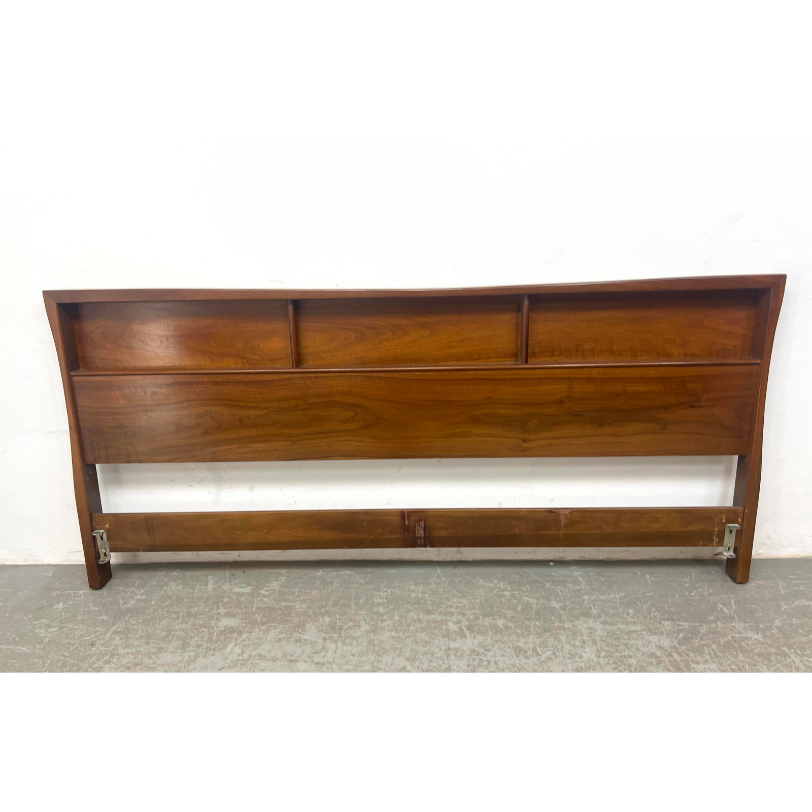 Mid Century Modern King Size Headboard Bed. (1 of 9)
