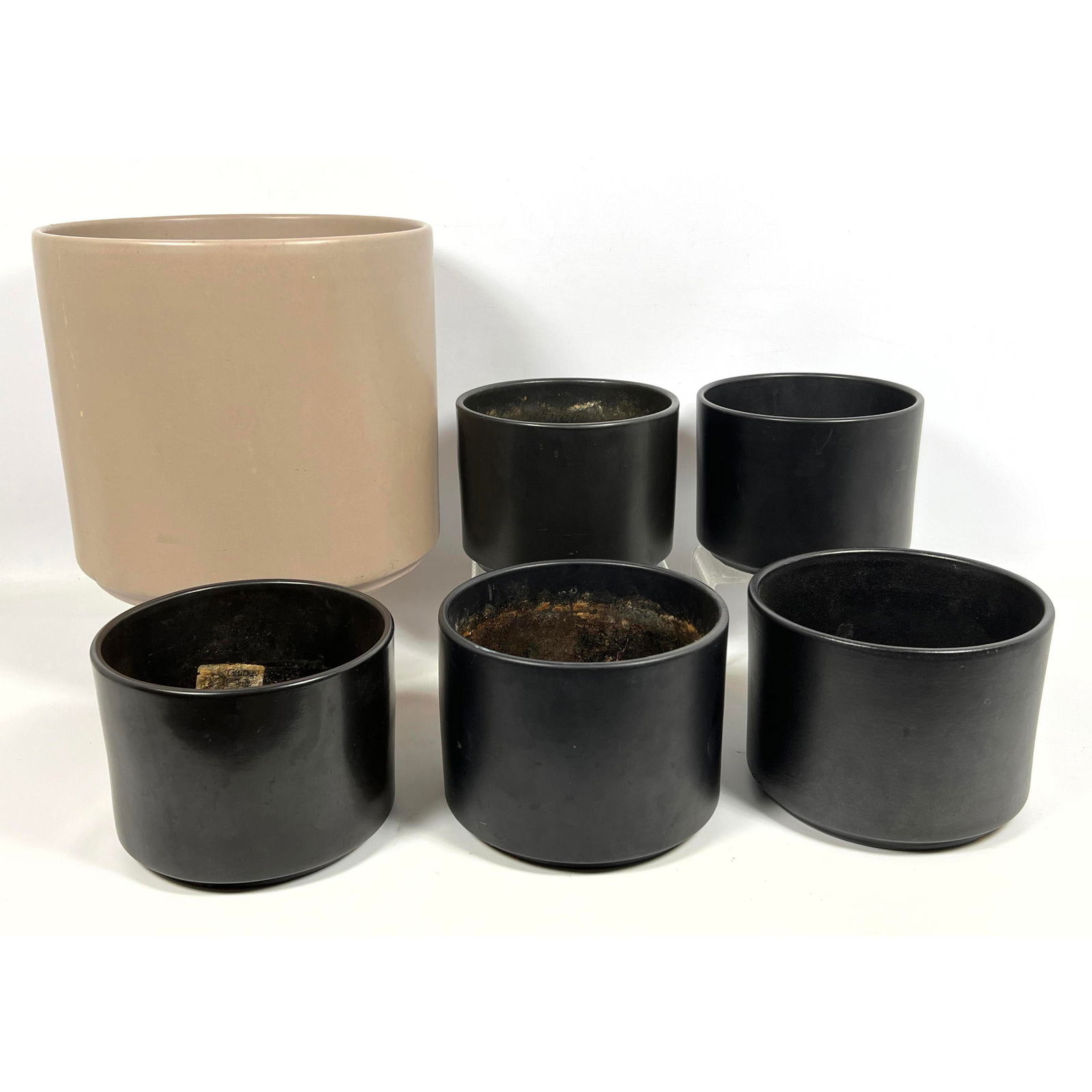 5pcs Gainey Ceramics Planters Pottery. (1 of 18)