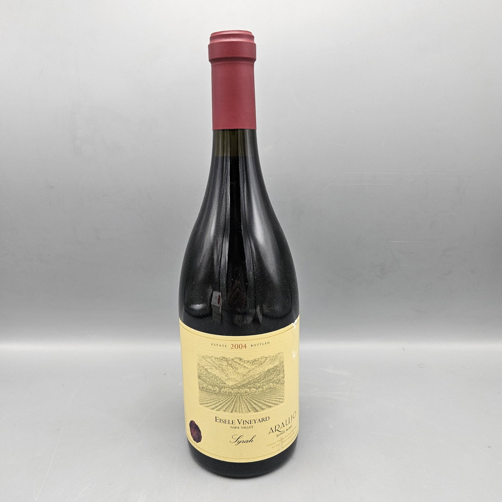 2004 Araujo Estate Syrah Eisele Vineyard Red Wine: 2004 Araujo Estate Syrah Eisele Vineyard Red Wine --- Buyers are encouraged to pick up their purchases directly from our location. Please note: we do not offer shipping for spirits to any destination.