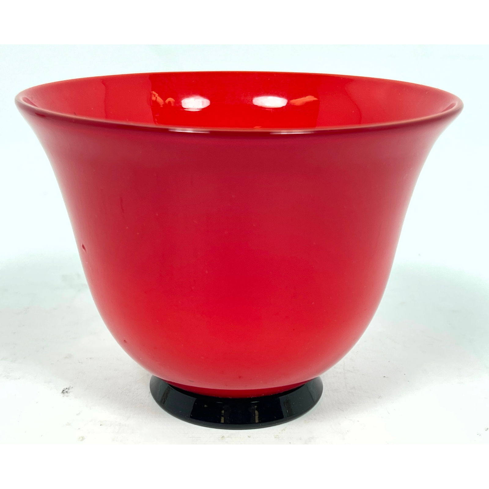 Small Murano Venini Anni Trenta Vase Bowl. Signed. (1 of 9)