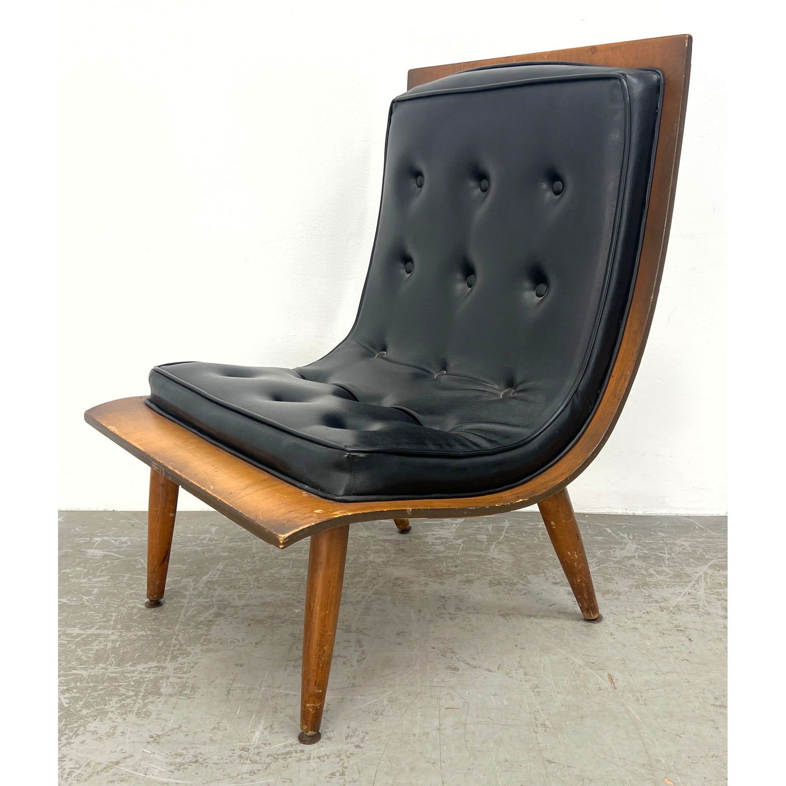 50s Mid Century Carter Brothers Bentwood Scoop Lounge Chair (1 of 11)
