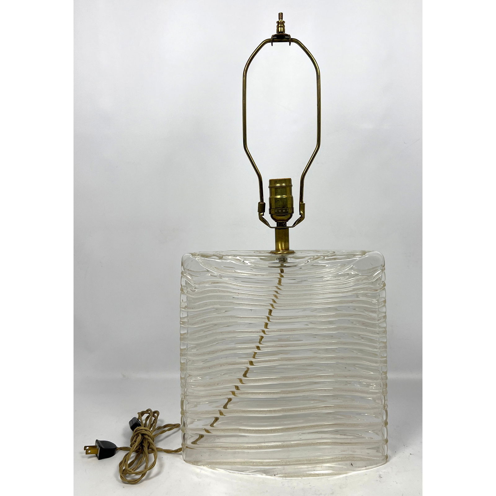 DONGHIA Vela Murano Glass Table Lamp. Signed below cord. (1 of 12)