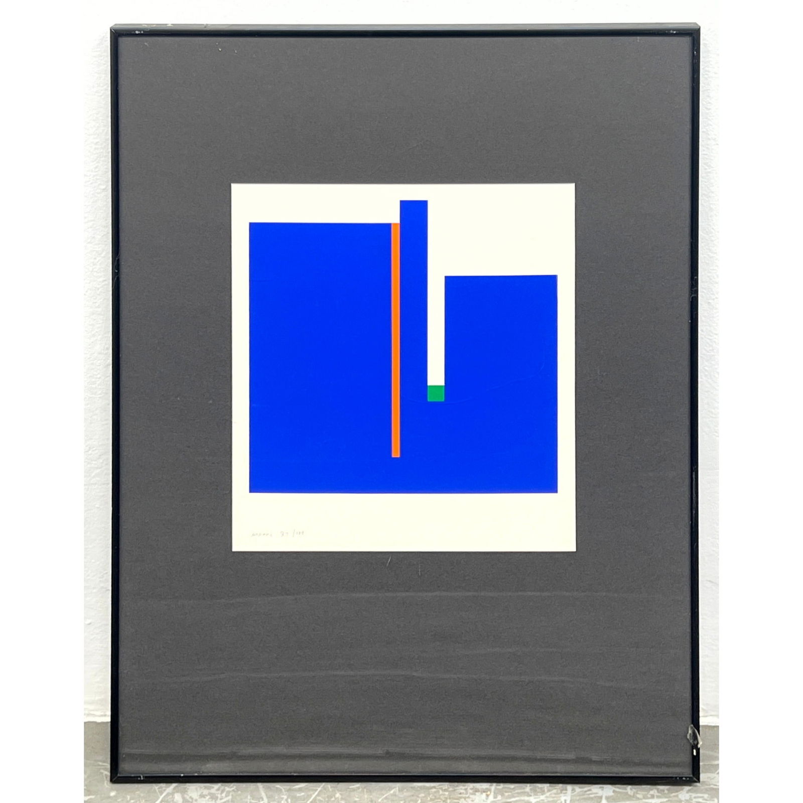 BRUNO MUNARI "Negativo Positivo" Serigraph. Signed and numbered: BRUNO MUNARI "Negativo Positivo" Serigraph. Signed and numbered Dimensions: Frame Height: 27 inches, Frame Width: 20.25 inches. - Image Size: Image Height: 13 inches, Image Width: 11.75 inches. --- -