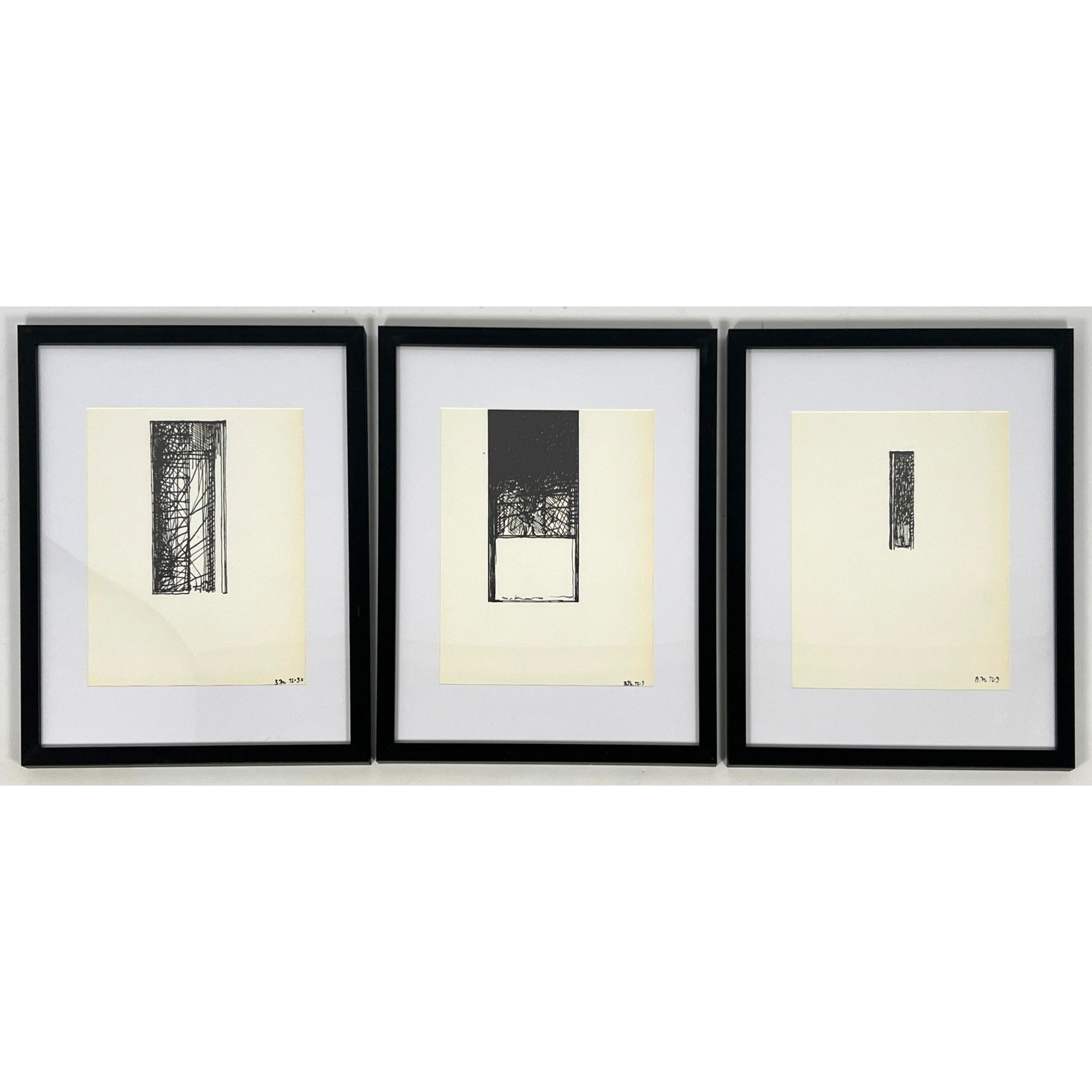 Three Brice Marden offset lithograph Prints. (1 of 13)