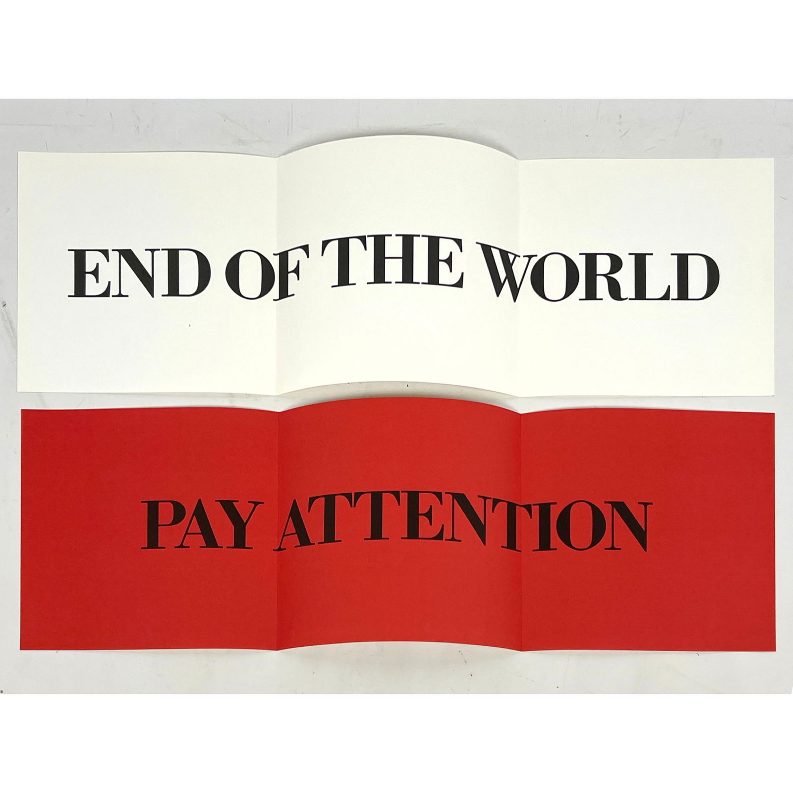 Pair Bruce Nauman offset lithograph posters (1 of 8)