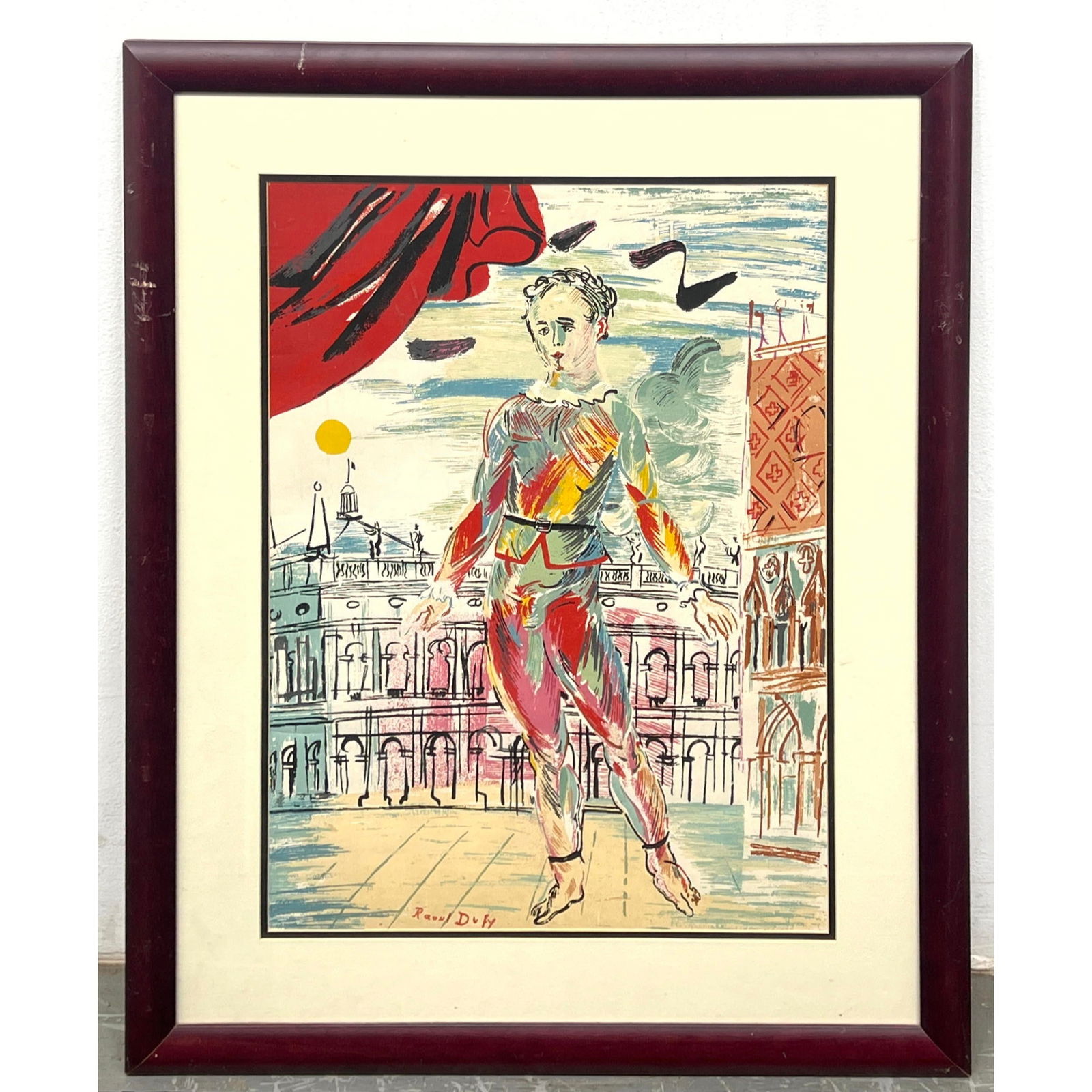 Raoul Dufy Color Lithograph Print. (1 of 9)