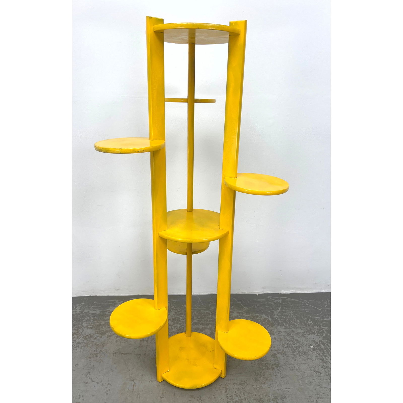 Mid-century Modern Plant Stand with tiered display surface. (1 of 9)