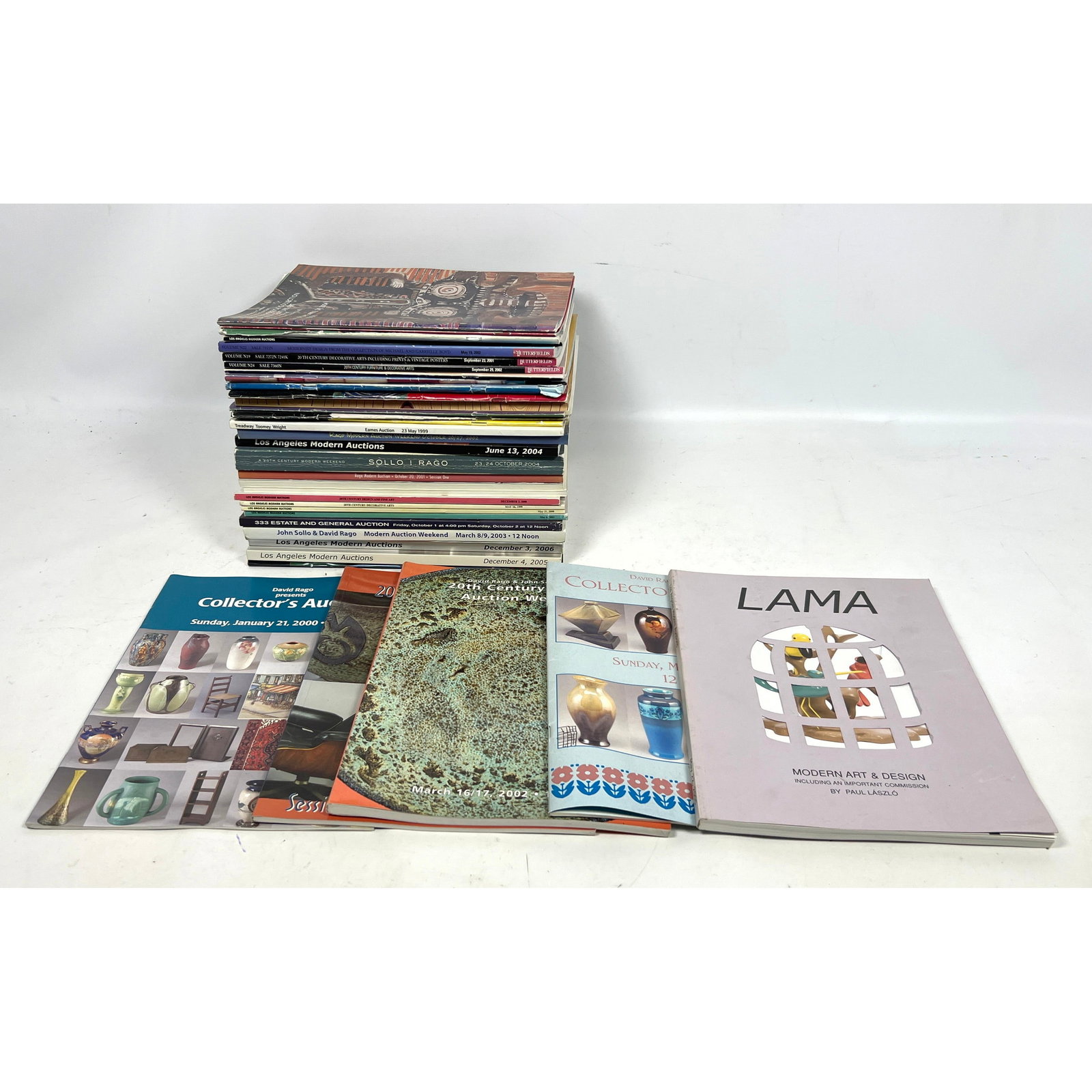 Lot Mid Century Modern Auction Catalogs.: Lot Mid Century Modern Auction Catalogs. Dimensions: Height: 11 inches, Width: 9 inches. --- US Packing and Shipping charge: In house shipping available. Will be calculated once destination known. Plu