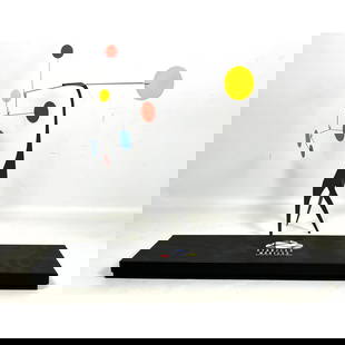 Verneuil Creations Stabiles Mobiles. Kinetic sculpture.: Verneuil Creations Stabiles Mobiles. Kinetic sculpture. Dimensions: Height: 19 inches, Width: 21 inches, Depth: 4 inches. --- US Packing and Shipping charge: $35 Plus required insurance at a rate of $