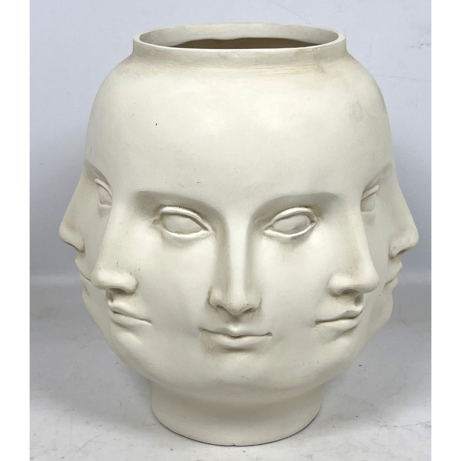 Fornasetti Style Perpetual Multiple Face Vase. Marked TMS 2005 (1 of 9)