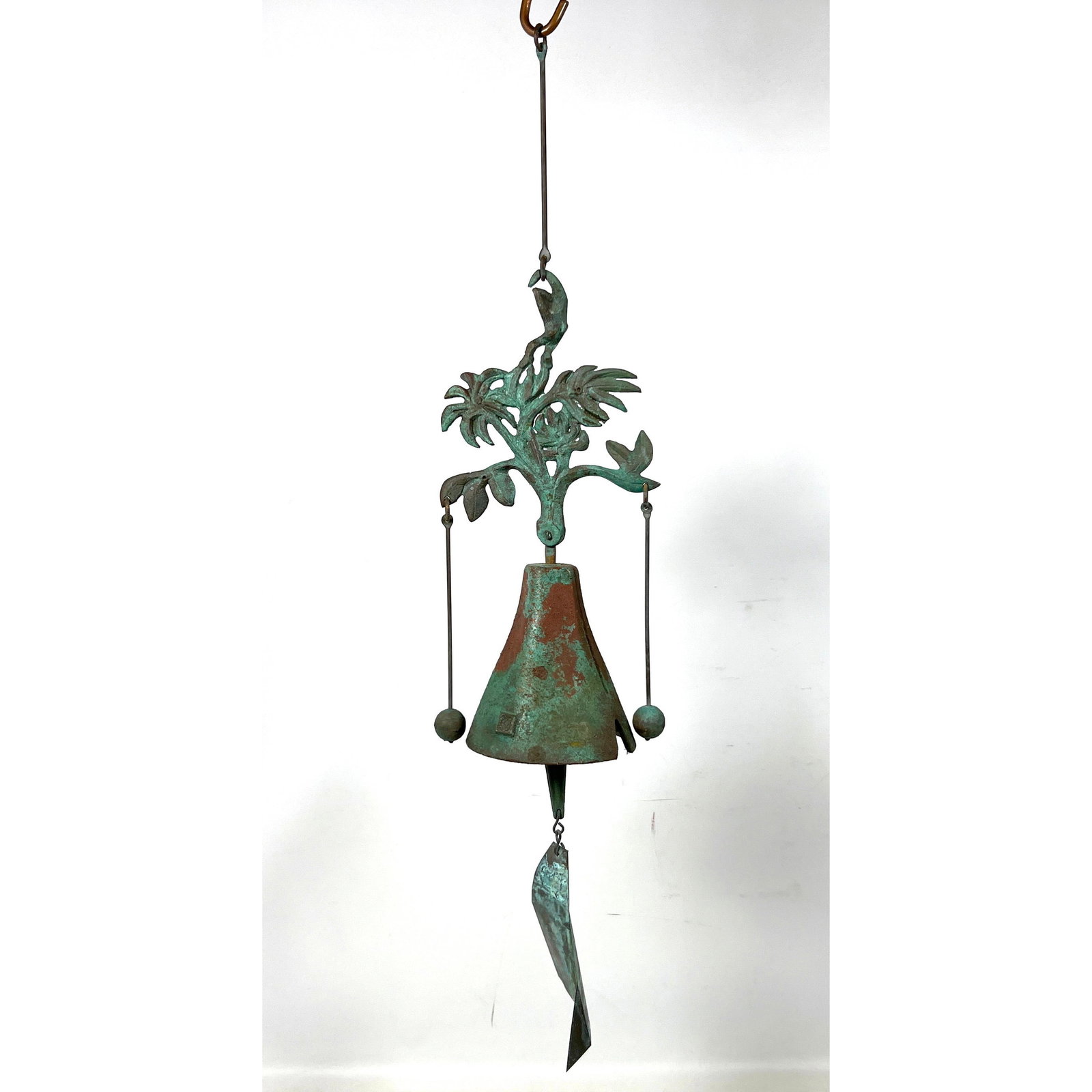 PAOLI SOLERI Cast Bronze Windchime. Cause Bell; Designed for Conservation International. Sculptural (1 of 10)