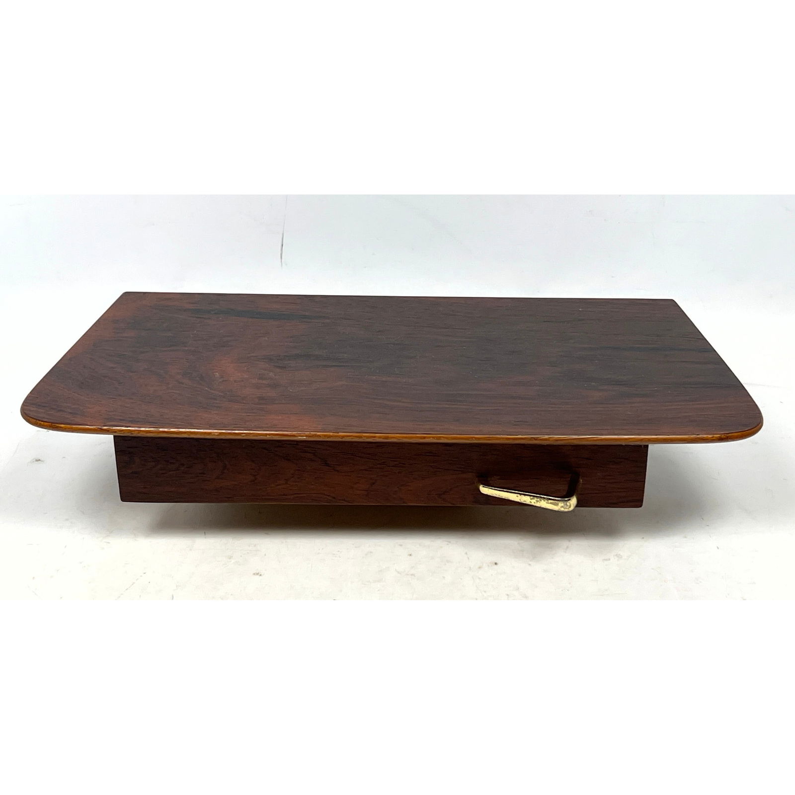 Modern Wall Mount Display Shelf with Swing Out Drawer. (1 of 10)