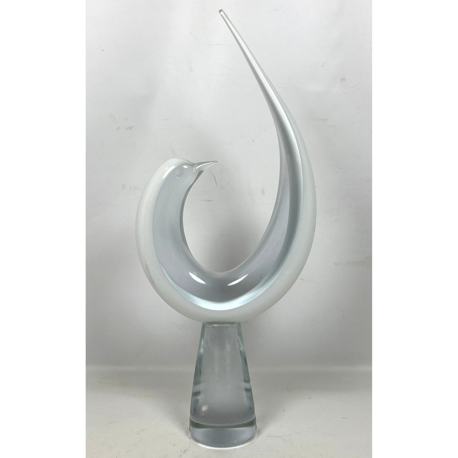 Large Renato Anatra Italian Murano Art Glass Bird, Signed (1 of 10)