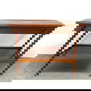 MM Moreddi Danish Modern Side Table. Exposed joinery.: MM Moreddi Danish Modern Side Table. Exposed joinery. Dimensions: Height: 20.5 inches, Width: 24 inches, Depth: 29.5 inches. --- - We offer curbside delivery for most items to NYC, Manhattan, Close Br