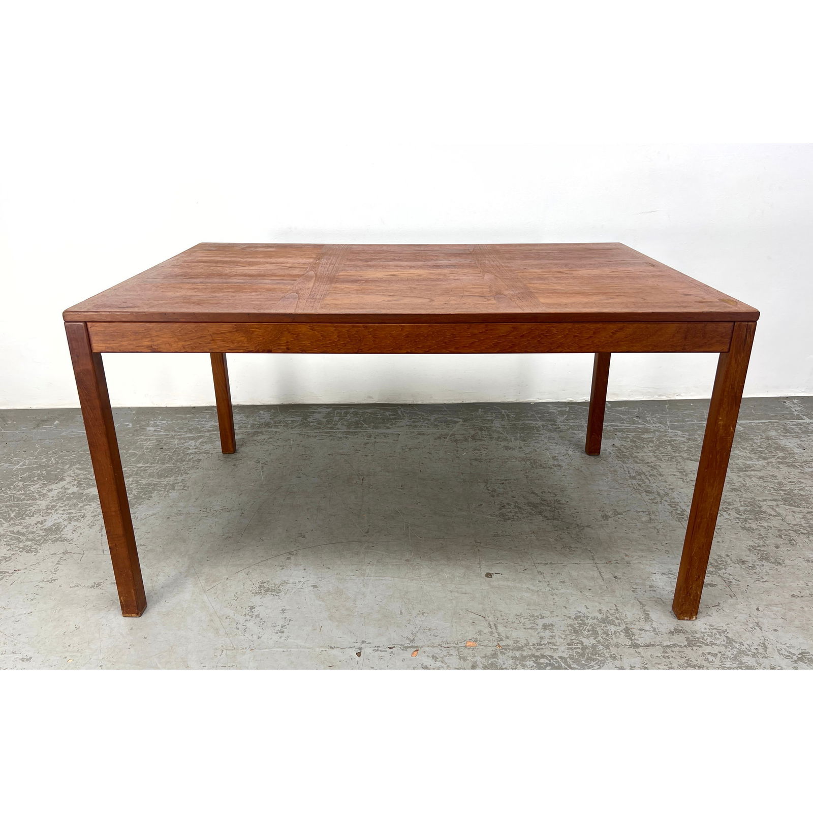 Danish Modern Vejle Stole Denmark Teak Dining Table. (1 of 11)