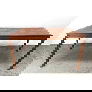 Danish Modern Vejle Stole Denmark Teak Dining Table.: Danish Modern Vejle Stole Denmark Teak Dining Table. Dimensions: Height: 29 inches, Width: 53 inches, Depth: 35.25 inches. --- - We offer curbside delivery for most items to NYC, Manhattan, Close Broo