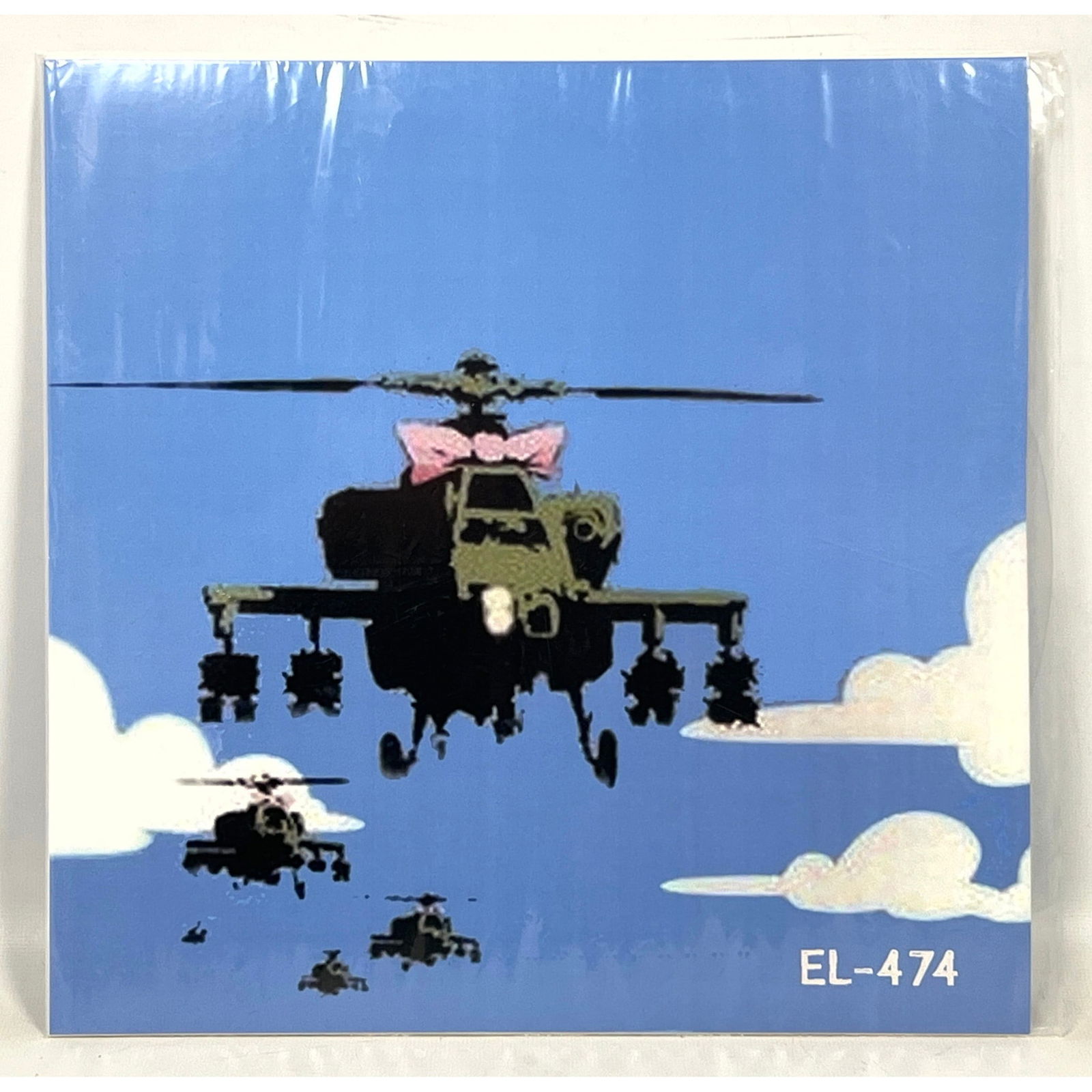Dirty Funker Flat Beat Promotional 12 inch Happy Choppers. Bansky image. (1 of 7)