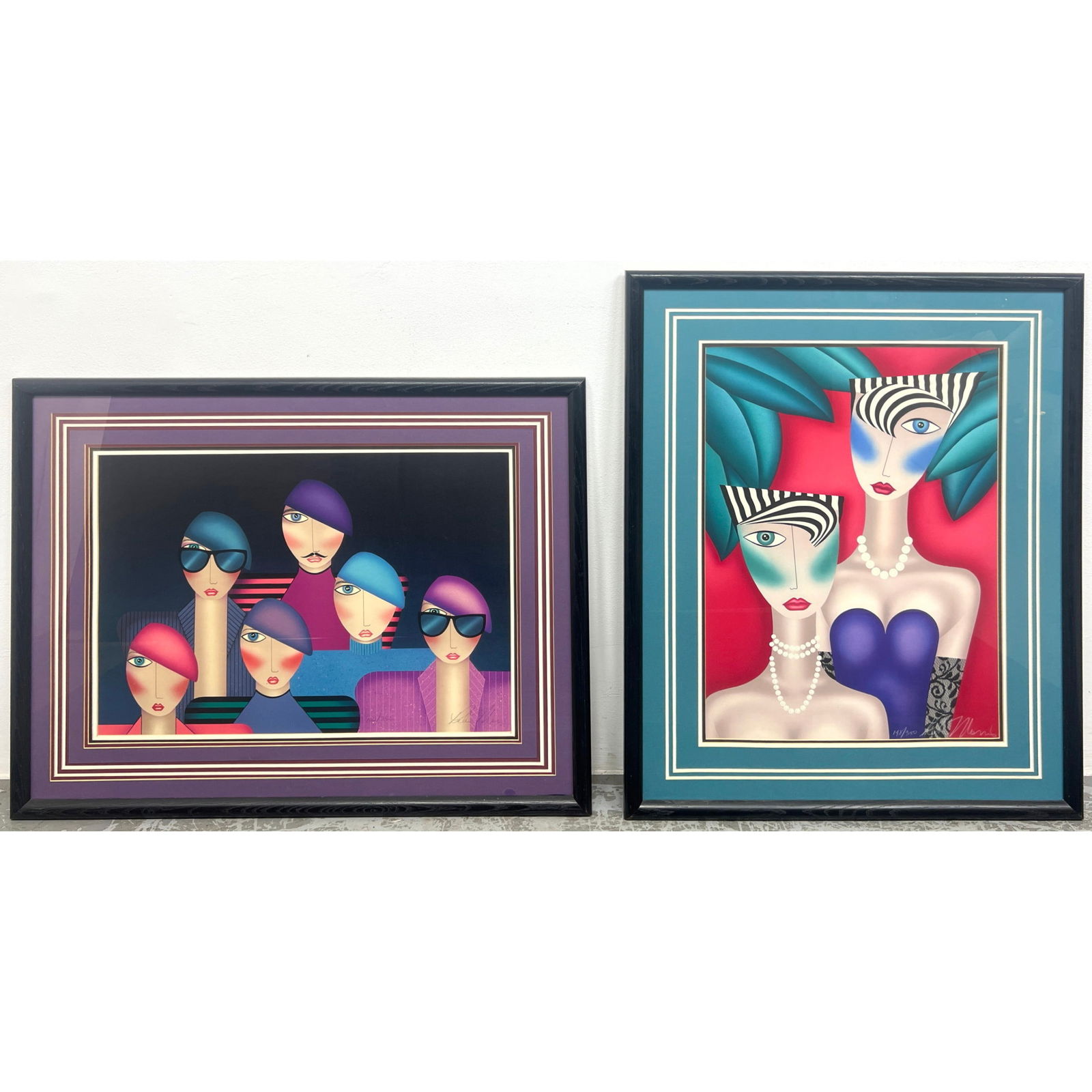 2pcs Robin Morris Lithograph Prints. Signed and Numbered. (1 of 16)