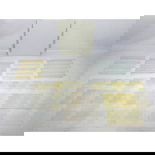 15 Agnes Martin offset lithograph Prints on vellum paper. Unmarked: 15 Agnes Martin offset lithograph Prints on vellum paper. Unmarked Dimensions: Height: 11 inches, Width: 11 inches. --- US Packing and Shipping charge: $20 Plus required insurance at a rate of $2 per