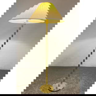 High Polished Brass Floor Lamp.: High Polished Brass Floor Lamp. Dimensions: Height: 58 inches, Width: 30 inches, Depth: 30 inches. --- - We offer curbside delivery for most items to NYC, Manhattan, Close Brooklyn, Hoboken about a we