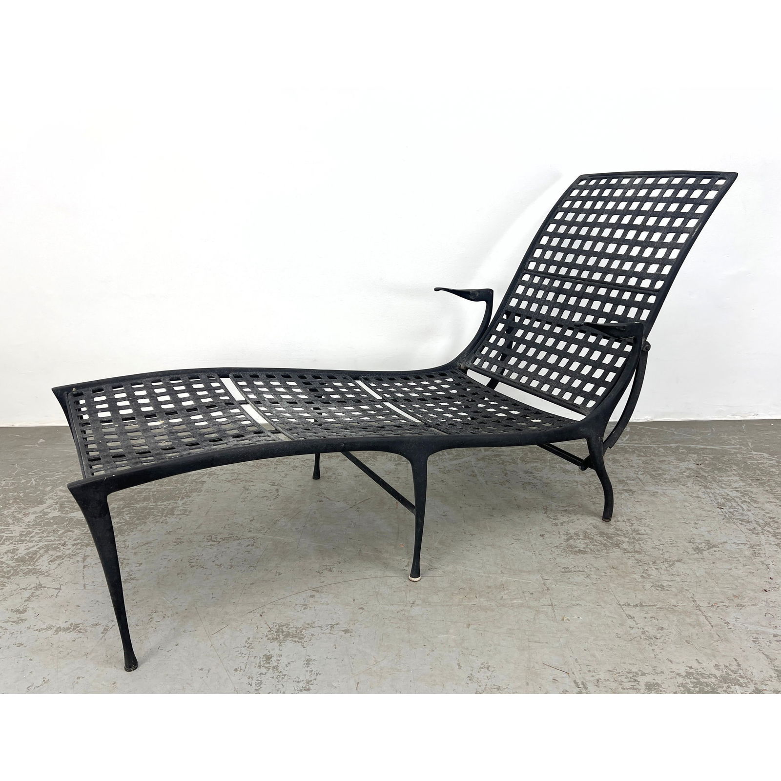 BROWN JORDAN by DAN JOHNSON "Sol Y Luna" Gazelle Chaise Lounges. Aluminum Frames with Arms and Adjus (1 of 12)
