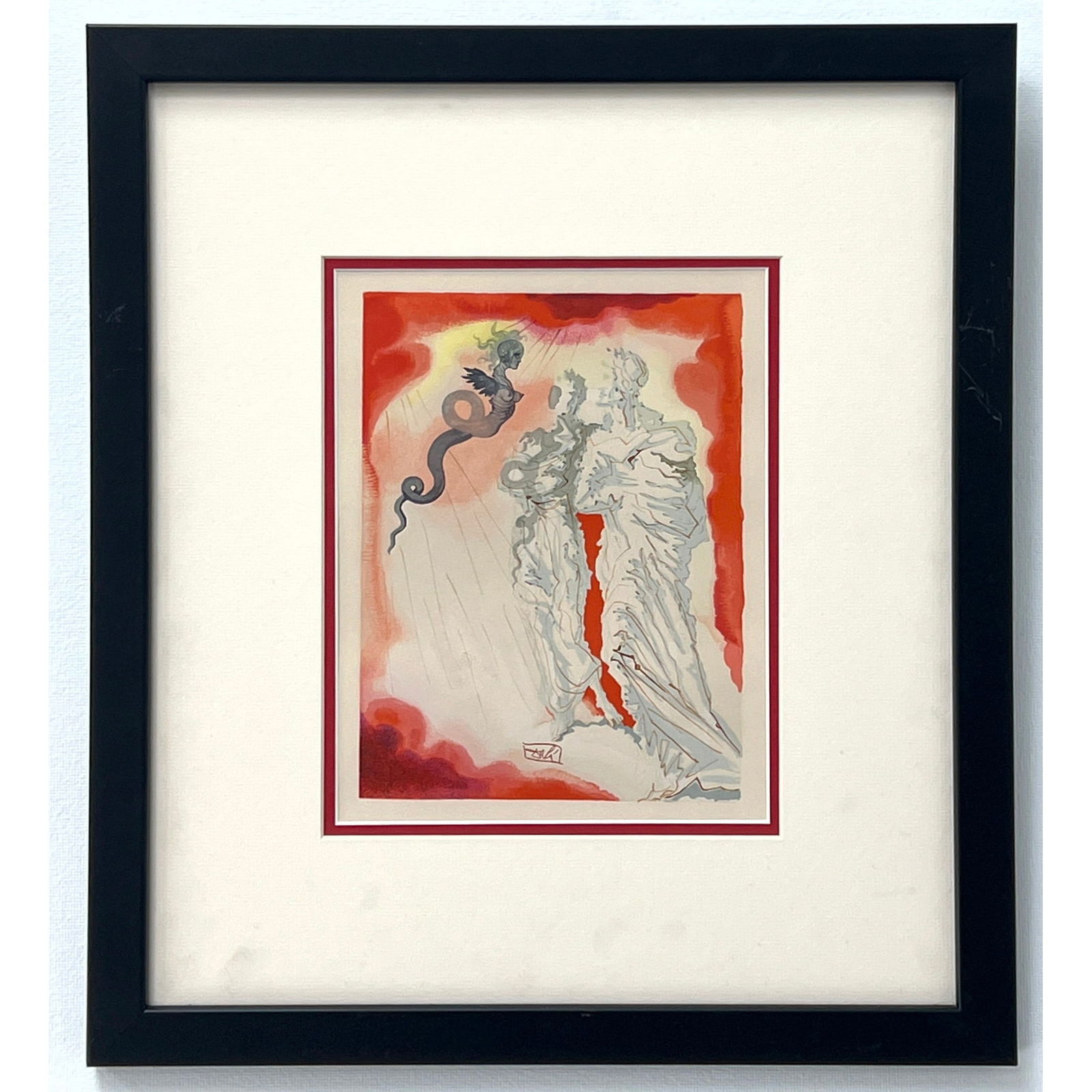Salvador Dali Divine Comedy Inferno Engraving Print. (1 of 13)