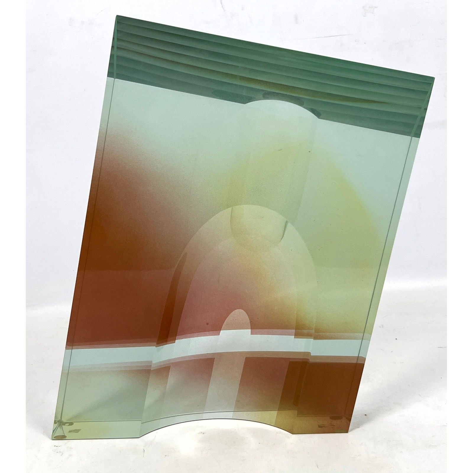 JIRI KAREL Studio Hand Crafted Art Glass Sculpture. Highly Polished Hot Fused Glass. (B. 1952) Czech (1 of 10)