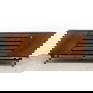 Bogin American Modern Sideboard Credenza.  Mid Century Modern: Bogin American Modern Sideboard Credenza. Mid Century Modern Dimensions: Height: 32 inches, Width: 68 inches, Depth: 18.5 inches. --- - We offer curbside delivery for most items to NYC, Manhattan, Clo