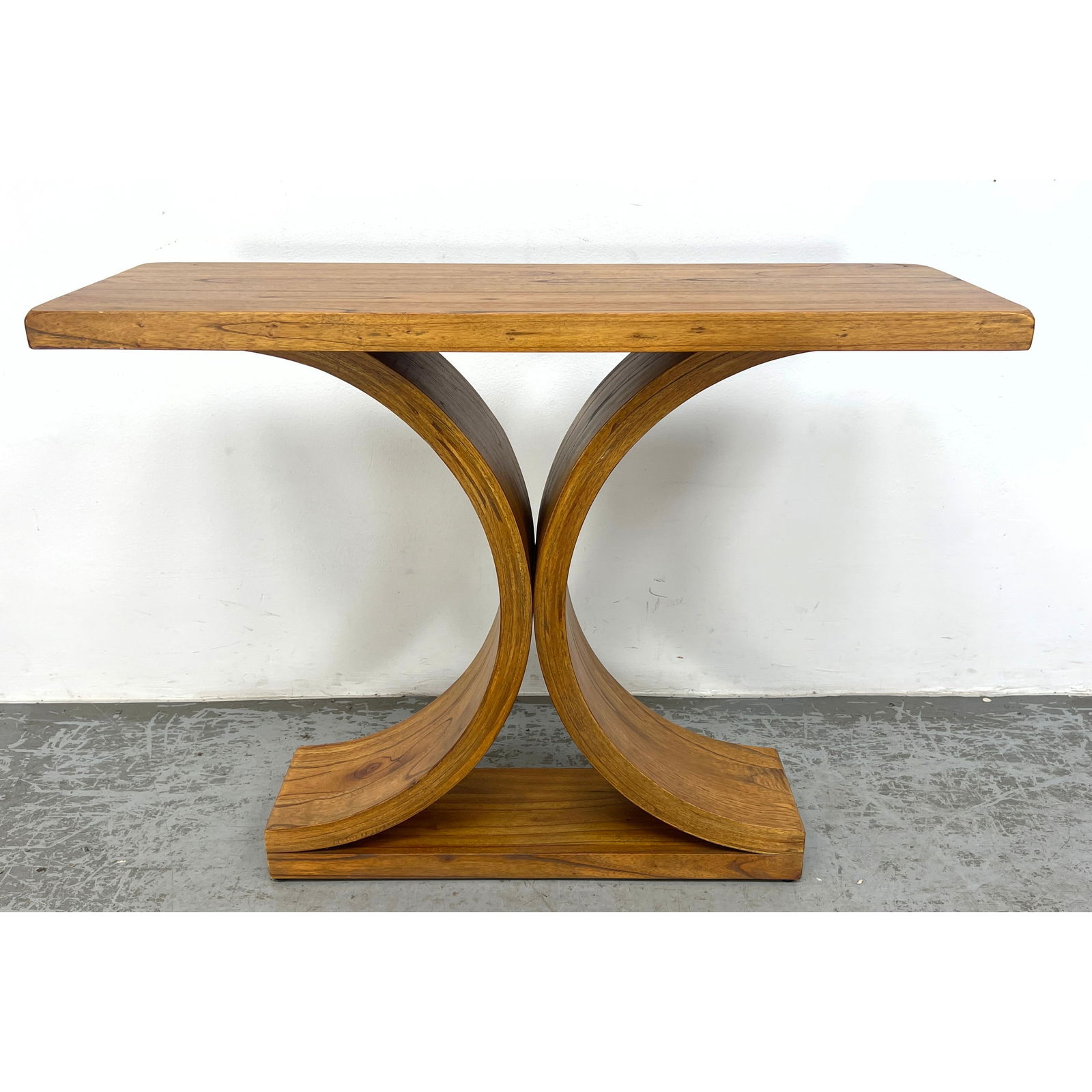 Sculptural Wood Modernist Console Table. Hall Table (1 of 9)