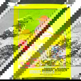ROMARE BEARDEN 1982 Malcolm Brown Gallery 1982. Signed poster. Signed by the artist.: ROMARE BEARDEN 1982 Malcolm Brown Gallery 1982. Signed poster. Signed by the artist. Dimensions: Height: 32 inches, Width: 22 inches. --- - We offer curbside delivery for most items to NYC, Manhattan,