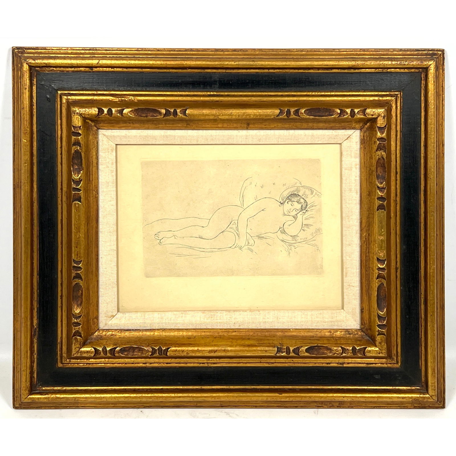 Pierre-Auguste Renoir Etching Print.  Unmarked. (1 of 7)