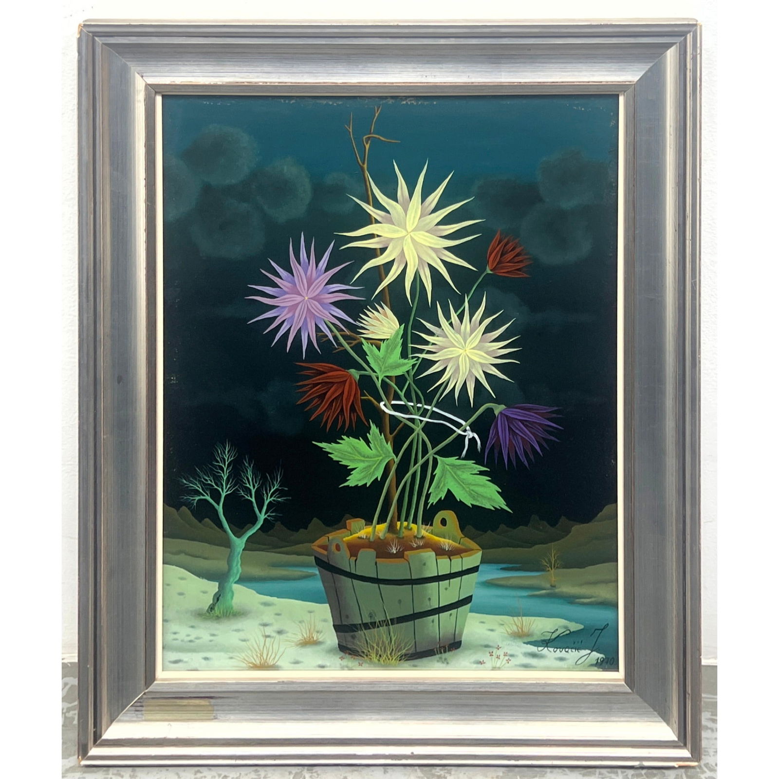 KOVACIC Reverse Painting on Glass. 1970 (1 of 9)