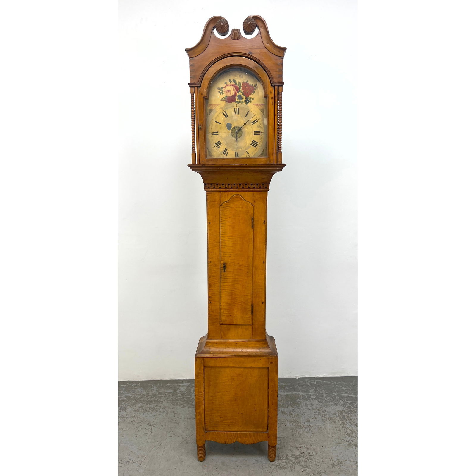 Early Antique Tall Case Clock. (1 of 19)