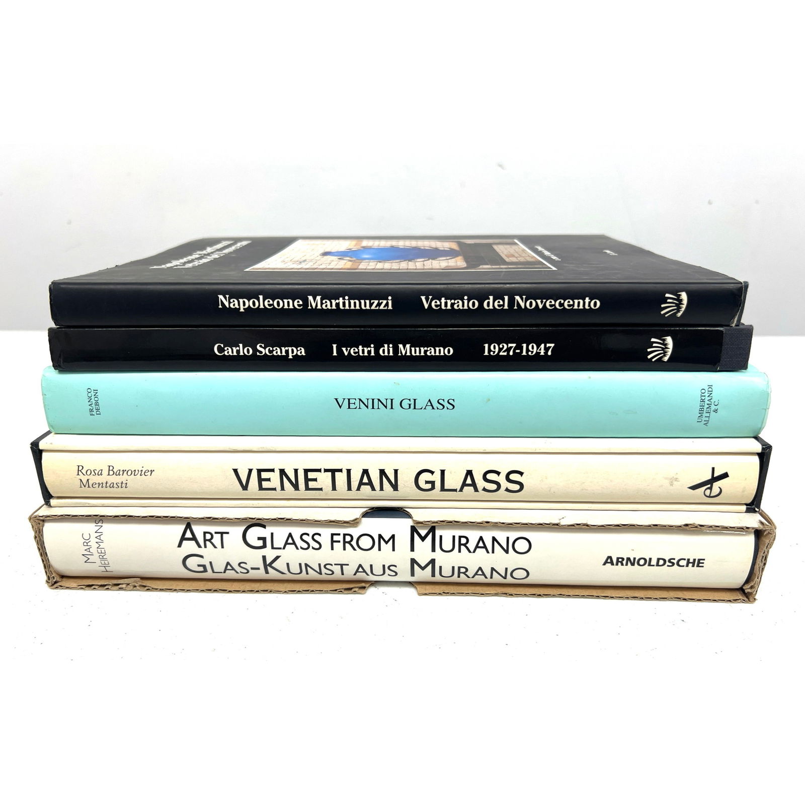 5 Italian Art Glass Aty Glass from Murano 1910-1970 Marc Heiremans Arnoldsche 1993 First Edition inc (1 of 16)